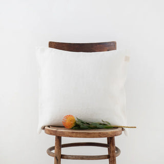 Off-White Linen Cushion Cover 