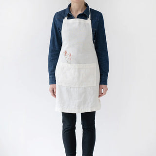 Off-White Linen Daily Apron 