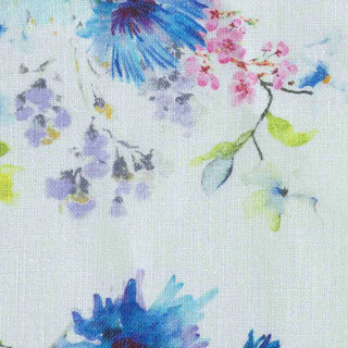 Flowers on White Fabric 185 g/m2 