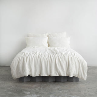 White Washed Linen Duvet Cover Set 1