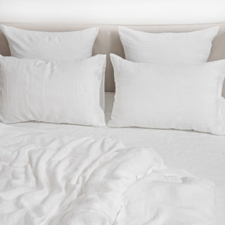 White Linen Duvet Cover Set 14