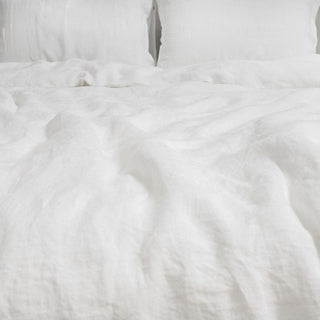 White Linen Duvet Cover Set 15