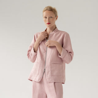 LIMITED EDITION Zephyr Linen Twill Cherry Tree Jacket 3