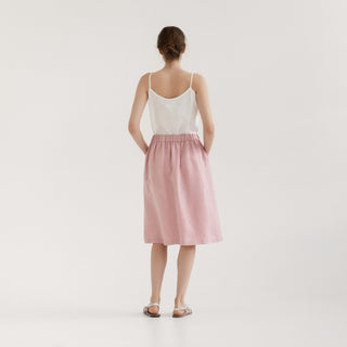 LIMITED EDITION Zephyr Linen Twill Tulip Skirt 3