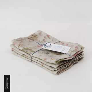 Zero Waste Botany Linen Kitchen Towels Set of 4 2