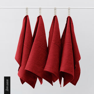 Zero Waste Lava Falls Linen Kitchen Towels Set of 4 