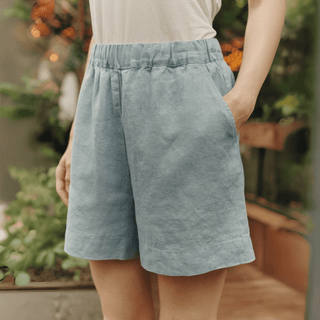 Allure Linen Hip - Hop Shorts - Linen Tales 