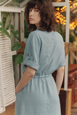 Allure Linen Linden Dress - Linen Tales 