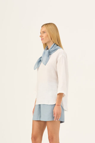 Allure Linen Mallow Scarf - Linen Tales Global 