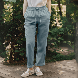 Allure Linen Octave Trousers - Linen Tales 