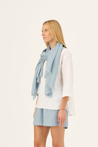 Allure Linen Woodbine Scarf - Linen Tales Global 2