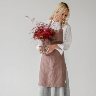 Ashes of Roses Linen Daily Apron - Linen Tales 3
