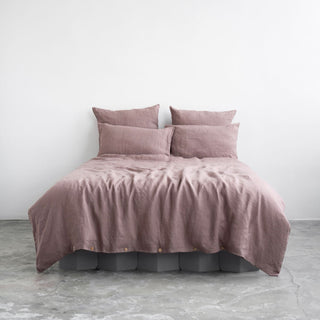Ashes of Roses Linen Duvet Cover Set - Linen Tales 