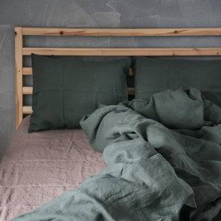 Ashes of Roses Linen Flat Sheet - Linen Tales 3