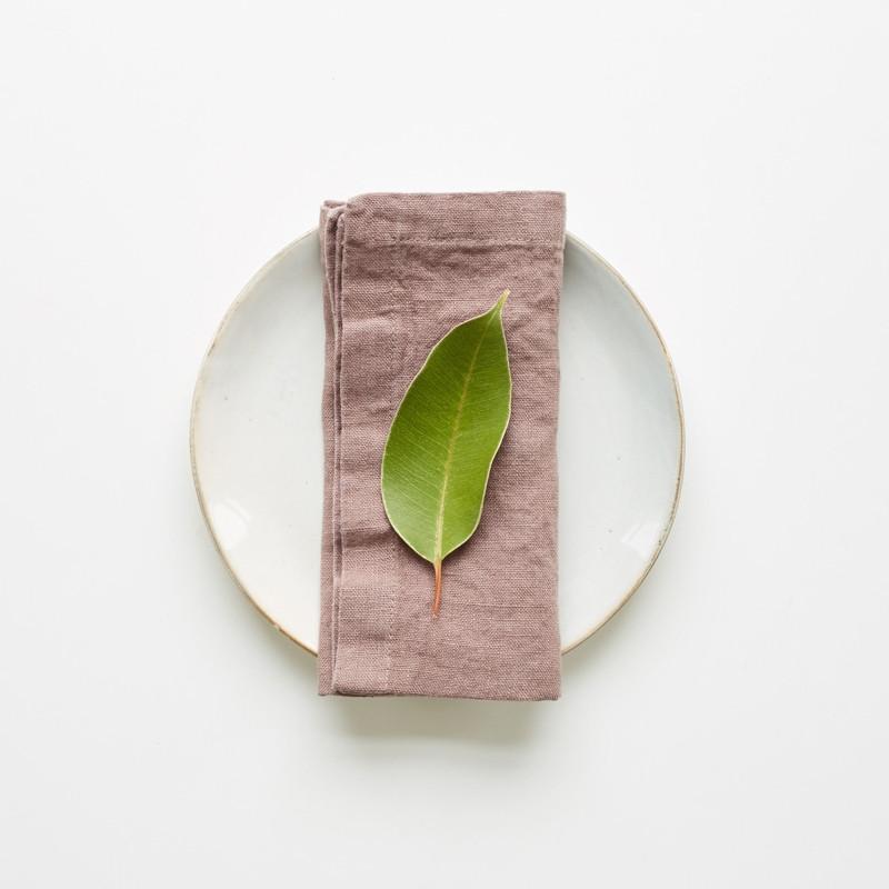 Linen Tales Ashes of Roses Linen Napkins Set of 2