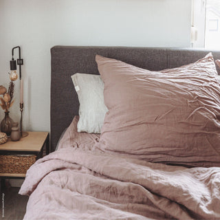 Ashes of Roses Linen Pillowcase - Linen Tales 3
