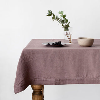Ashes of Roses Linen Tablecloth - Linen Tales 4