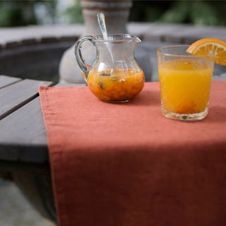 Baked Clay Linen Placemat - Linen Tales 4