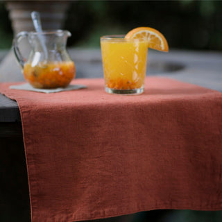 Baked Clay Linen Placemat - Linen Tales 3