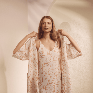 Bathrobe & Dress Bundle (+ Gift Bag for Free) - Linen Tales 