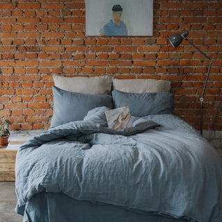 Blue Fog Bedding Bundle - Linen Tales Global 