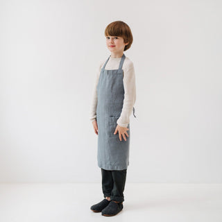 Blue Fog Kids Linen Daily Apron - Linen Tales 