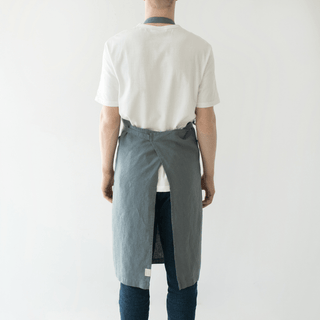 Blue Fog Linen Chef Apron - Linen Tales 3