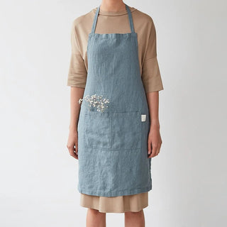 Blue Fog Linen Daily Apron - Linen Tales 1