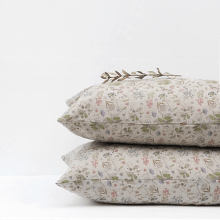Botani Linen Pillowcase - Linen Tales Global 