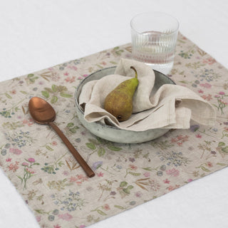 Botany 2 Lightweight Linen Placemat - Linen Tales 3
