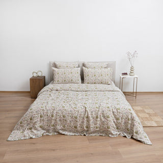Botany 2 Linen Duvet Cover Set - Linen Tales 