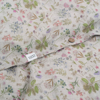 Botany 2 Linen Duvet Cover - Linen Tales 