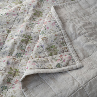 Botany 2 & Melange Linen Quilted Blanket - Linen Tales 4