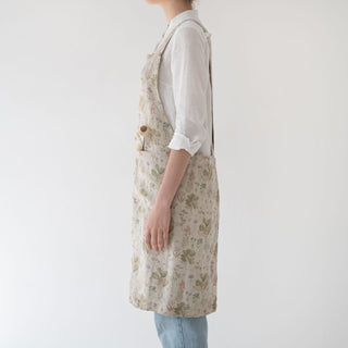 Botany Linen Crossback Apron - Linen Tales 2