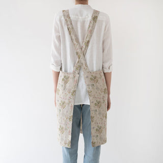 Botany Linen Crossback Apron - Linen Tales 3