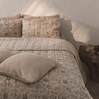 Botany & Melange Linen Quilted Blanket - Linen Tales 2