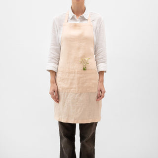 Brazilian Sand Linen Daily Apron - Linen Tales Global 