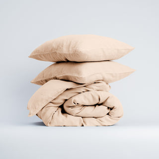 Brazilian Sand Linen Duvet Cover Set - Linen Tales Global 6