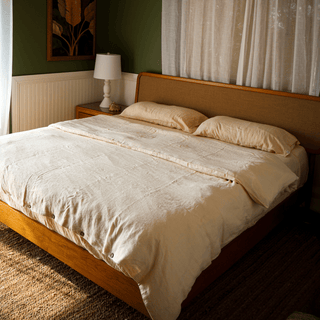 Brazilian Sand Linen Duvet Cover Set - Linen Tales 