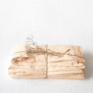 Brazilian Sand Linen Flat Sheet - Linen Tales Global 