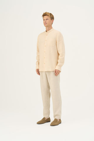 Brazilian Sand Linen Larch Shirt - Linen Tales Global 