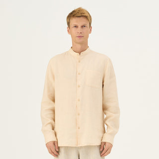 Brazilian Sand Linen Snapdragon Shirt - Linen Tales Global 1