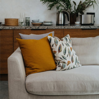 Bronze Linen Cushion Cover - Linen Tales 3