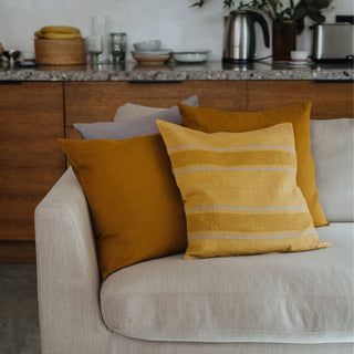 Bronze Linen Cushion Cover - Linen Tales 4