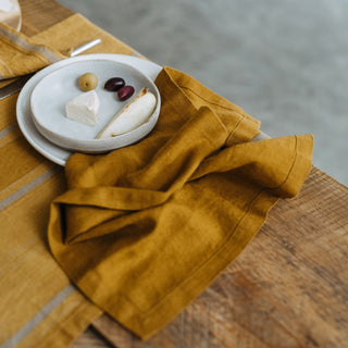 Bronze Linen Napkins Set of 2 - Linen Tales 3