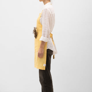 Butter Linen Daily Apron - Linen Tales Global 3