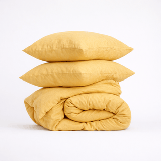 Butter Linen Duvet Cover Set - Linen Tales Global 4