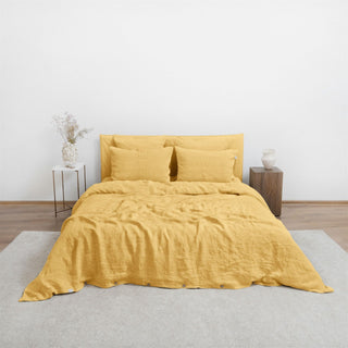 Butter Linen Duvet Cover Set - Linen Tales Global 