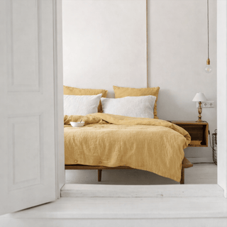 Butter Linen Duvet Cover Set - Linen Tales Global 4