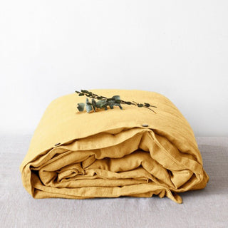 Butter Linen Duvet Cover - Linen Tales Global 1